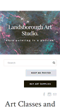 Mobile Screenshot of landsboroughartstudio.com.au